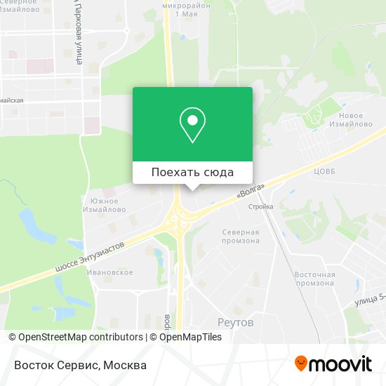 Карта Восток Сервис