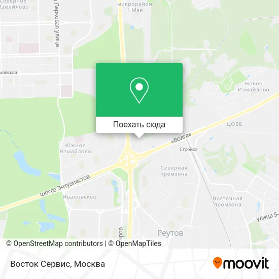 Карта Восток Сервис