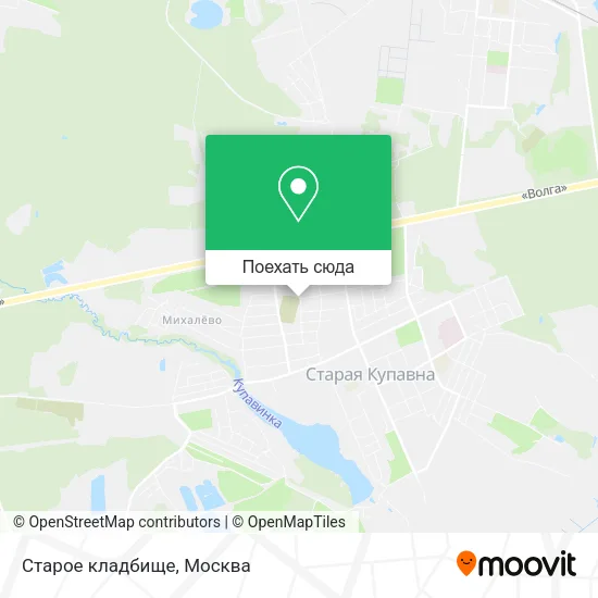 Карта Старое кладбище