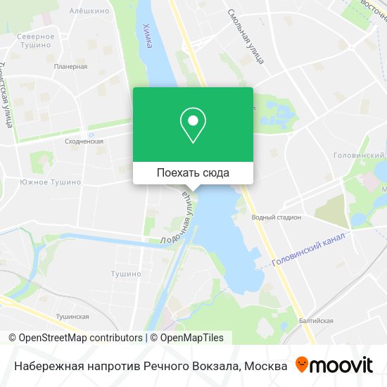 Карта Набережная напротив Речного Вокзала