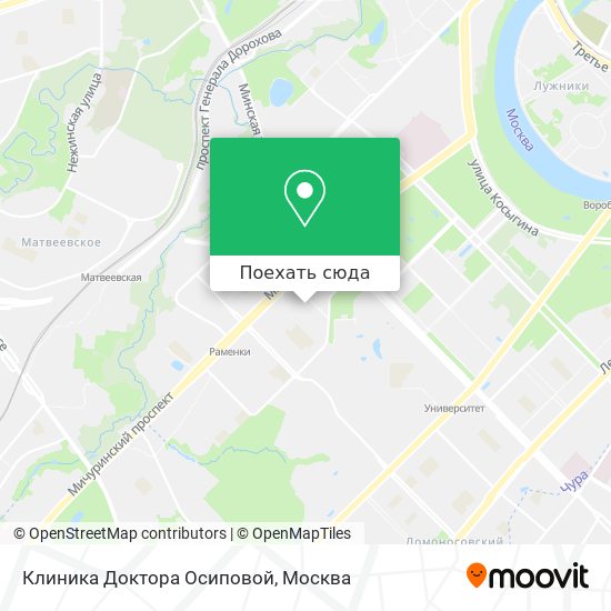 Карта Клиника Доктора Осиповой