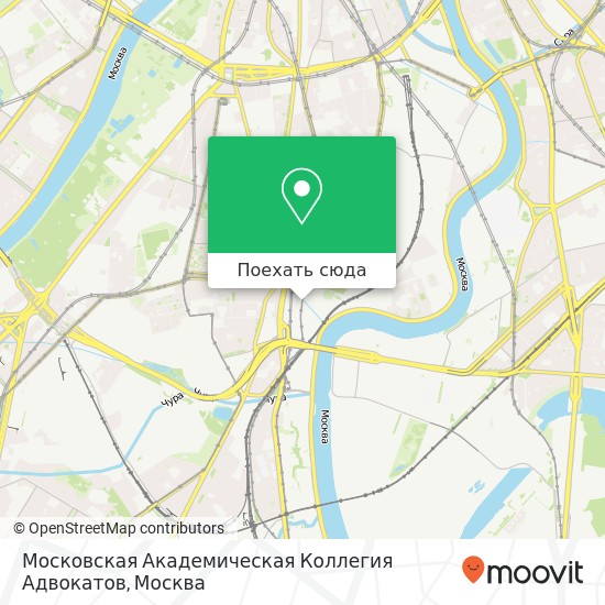 Карта Московская Академическая Коллегия Адвокатов