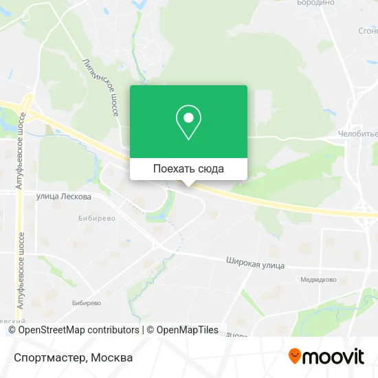 Карта Спортмастер