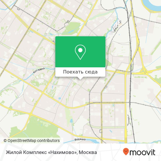 Карта Жилой Комплекс «Нахимово»