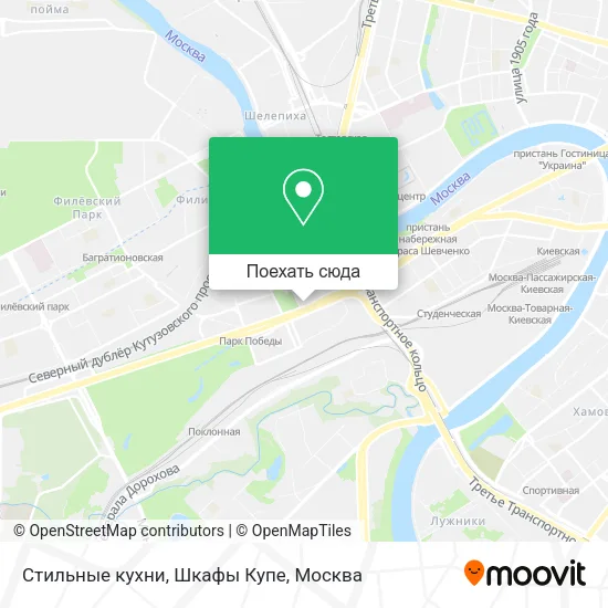 Карта Стильные кухни, Шкафы Купе
