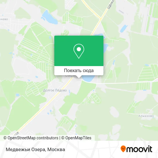 Карта Медвежьи Озера