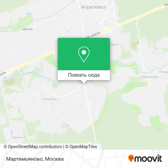 Карта Мартемьяново
