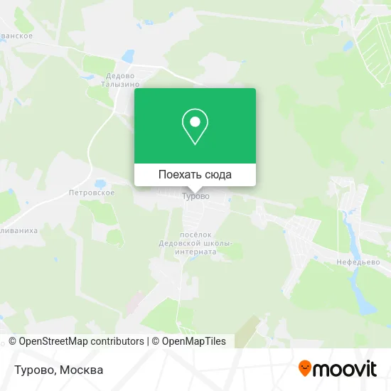 Карта Турово