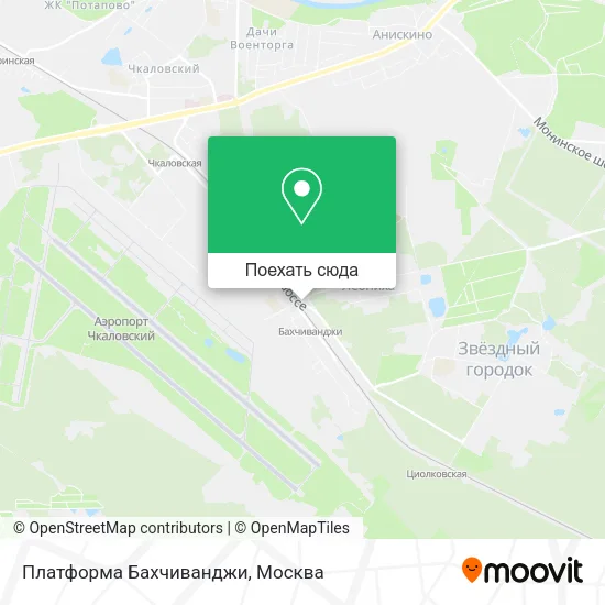 Карта Платформа Бахчиванджи