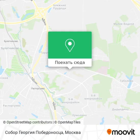 Карта Собор Георгия Победоносца