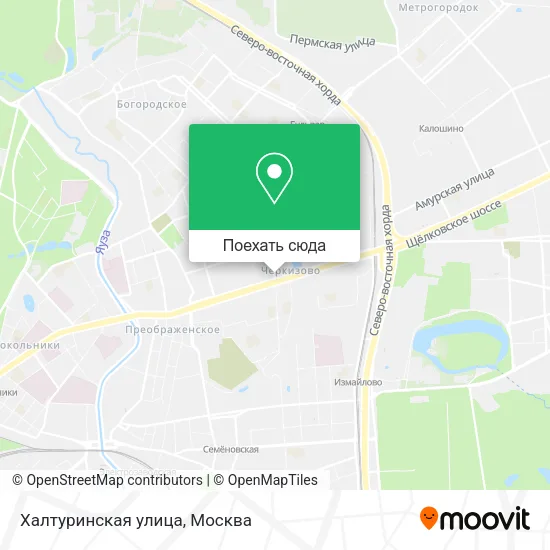 Карта Халтуринская улица