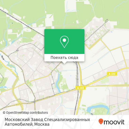 Карта Московский Завод Специализированных Автомобилей