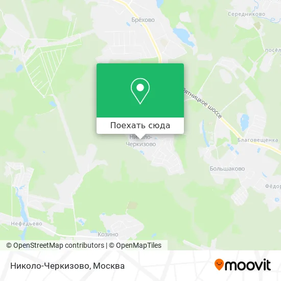 Карта Николо-Черкизово