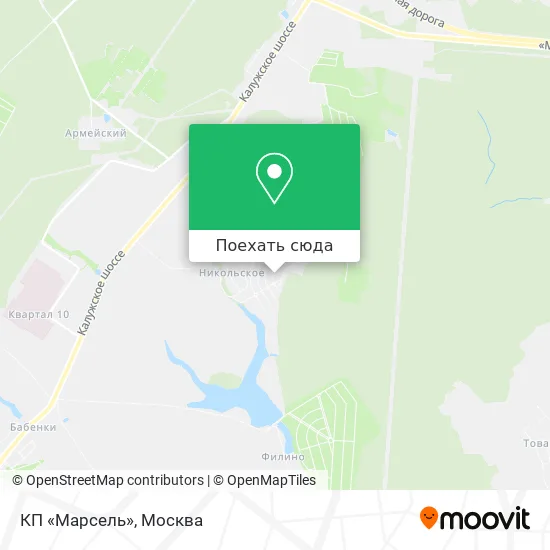 Карта КП «Марсель»