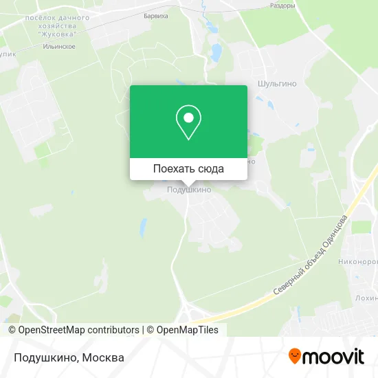 Карта Подушкино