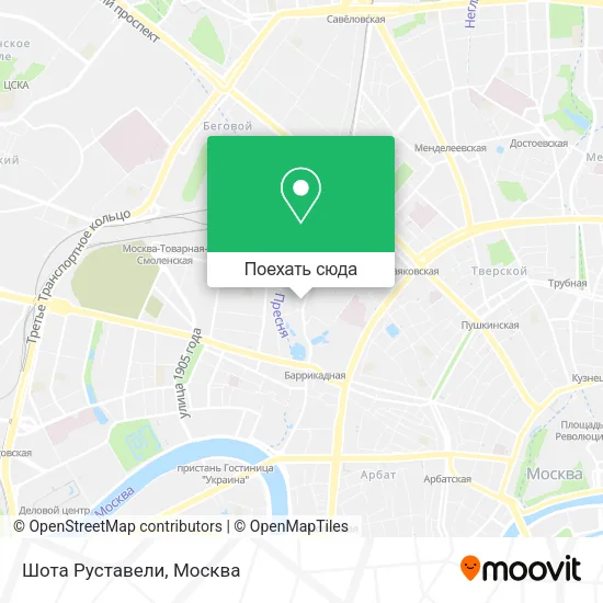 Карта Шота Руставели