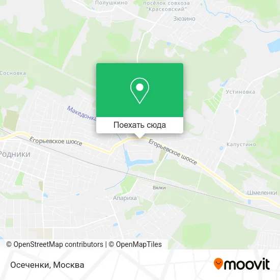 Карта Осеченки