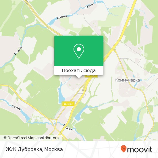 Карта Ж/К Дубровка