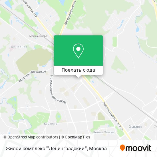 Карта Жилой комплекс ""Ленинградский""