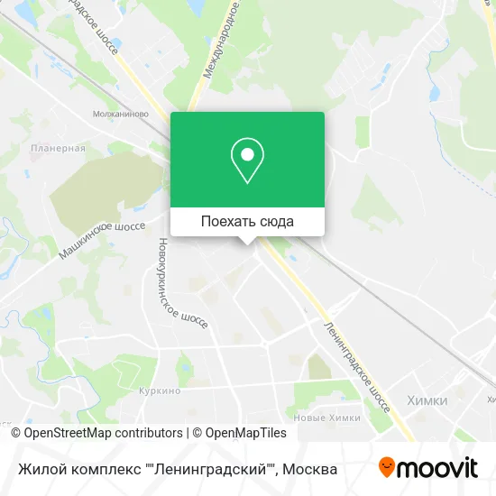 Карта Жилой комплекс ""Ленинградский""