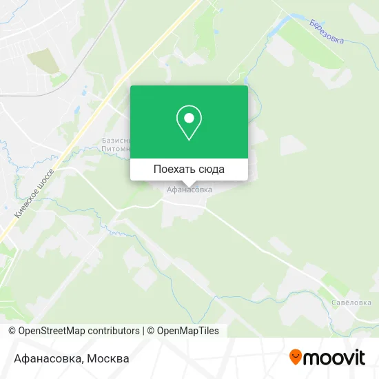 Карта Афанасовка