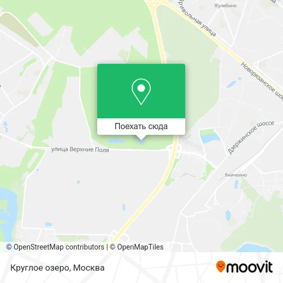 Карта Круглое озеро