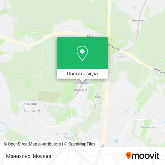 Карта Манихино