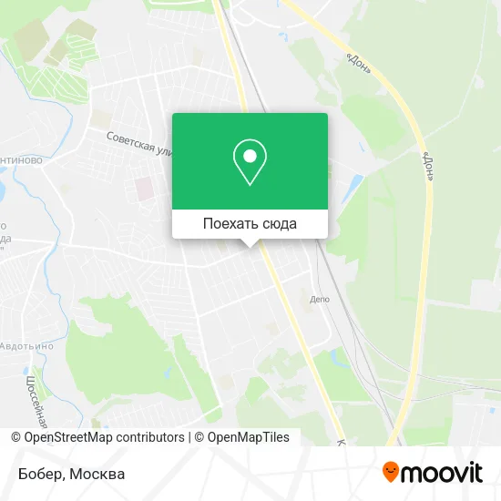 Карта Бобер