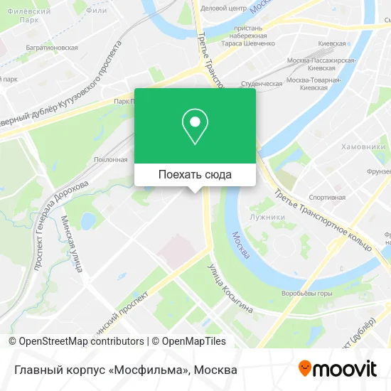 Карта Главный корпус «Мосфильма»