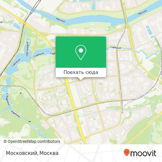 Карта Московский