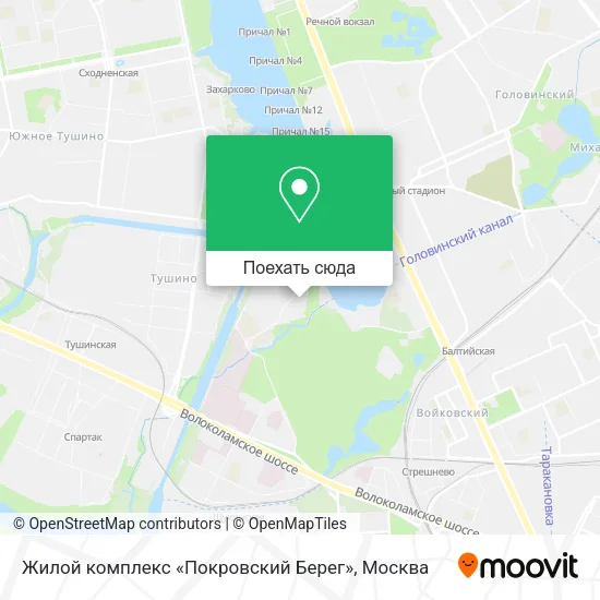Карта Жилой комплекс «Покровский Берег»