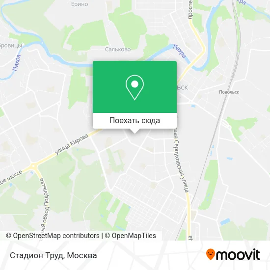 Карта Стадион Труд