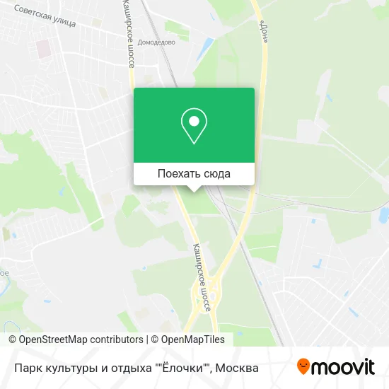 Карта Парк культуры и отдыха ""Ёлочки""