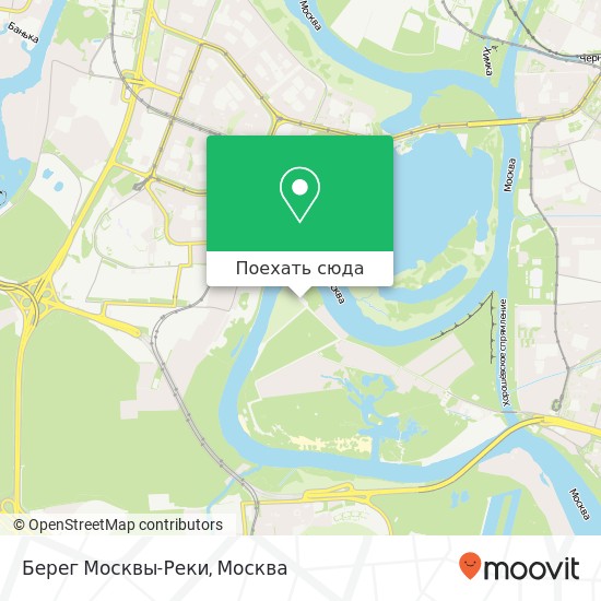 Карта Берег Москвы-Реки