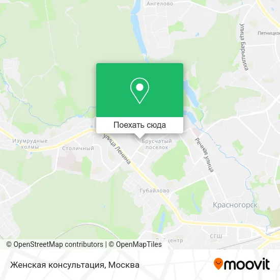 Карта Женская консультация