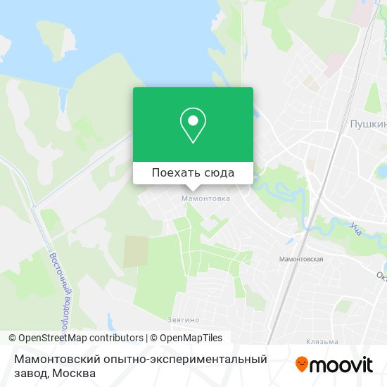Карта Мамонтовский опытно-экспериментальный завод
