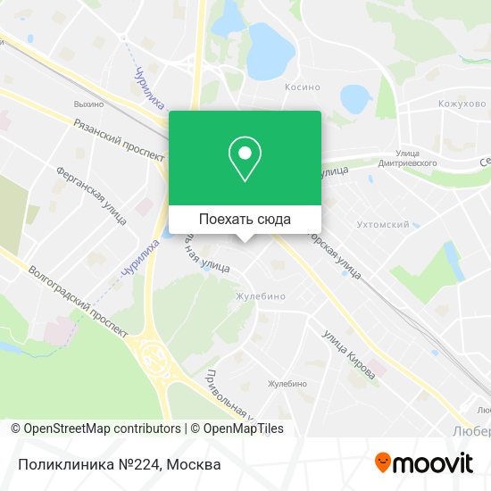 Карта Поликлиника №224