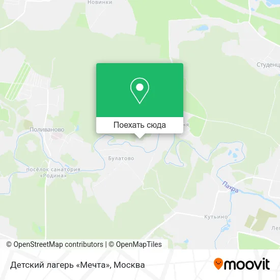 Карта Детский лагерь «Мечта»