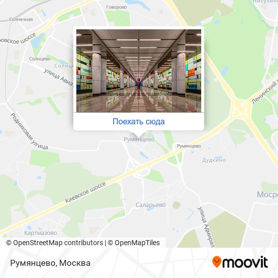 Карта Румянцево