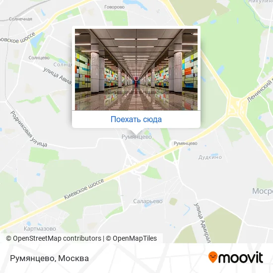 Карта Румянцево