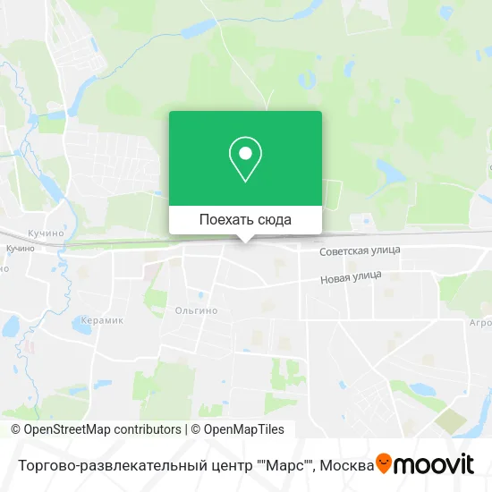 Карта Торгово-развлекательный центр ""Марс""
