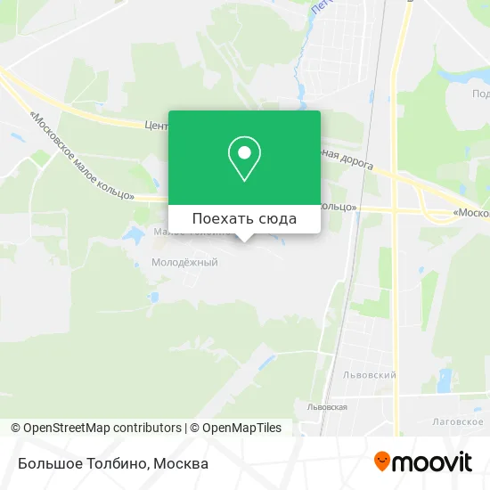 Карта Большое Толбино