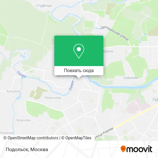 Карта Подольск