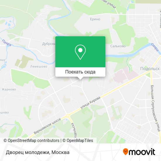 Карта Дворец молодежи