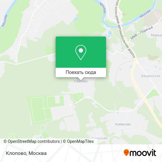 Карта Клопово