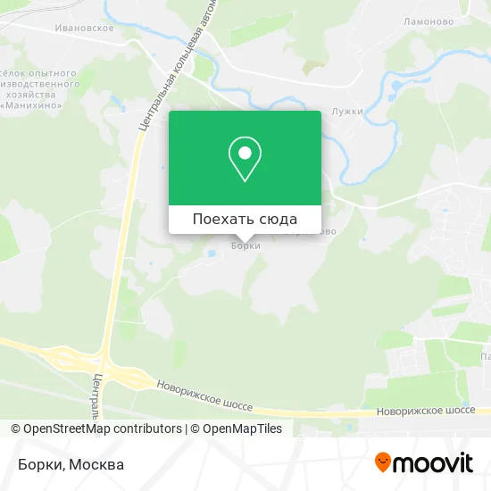 Карта Борки
