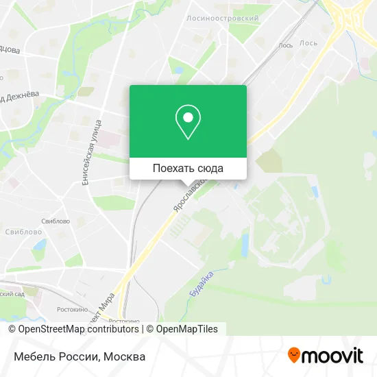Карта Мебель России