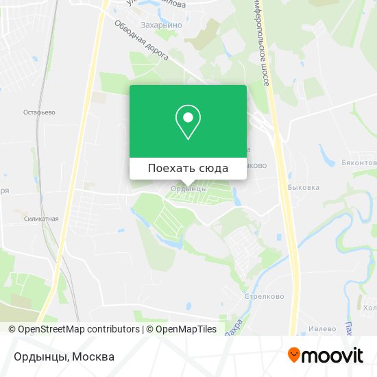 Карта Ордынцы