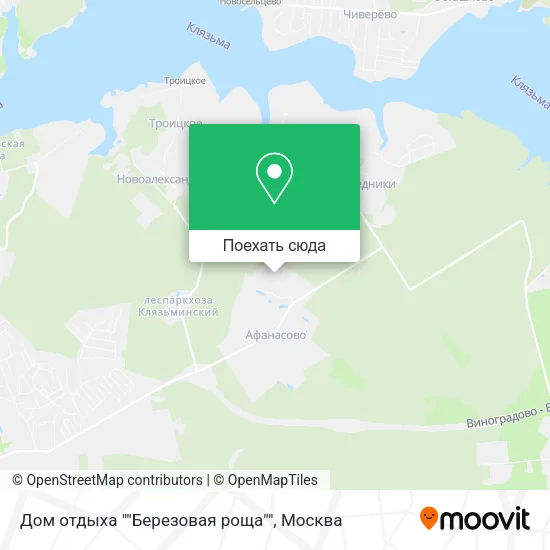 Карта Дом отдыха ""Березовая роща""