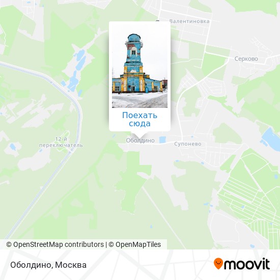 Карта Оболдино